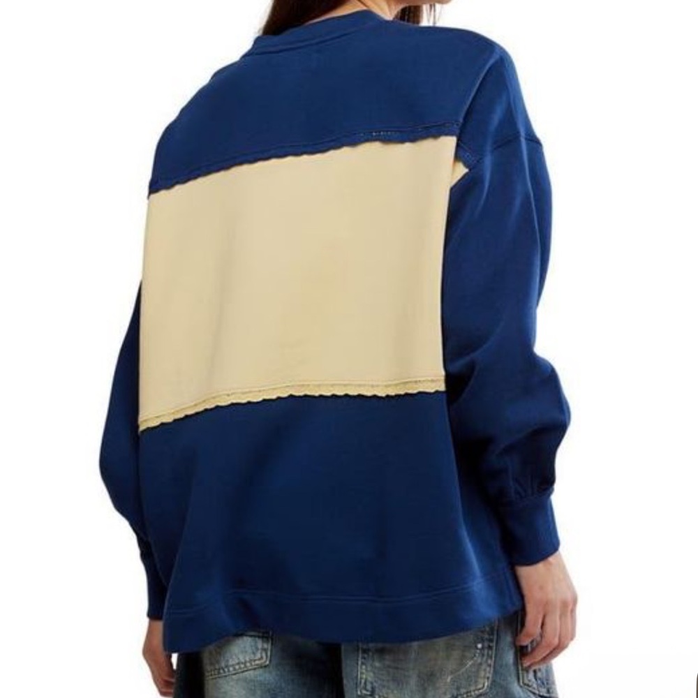 NWT Free People Strawberry Sweatshirt - Picture 2 of 3